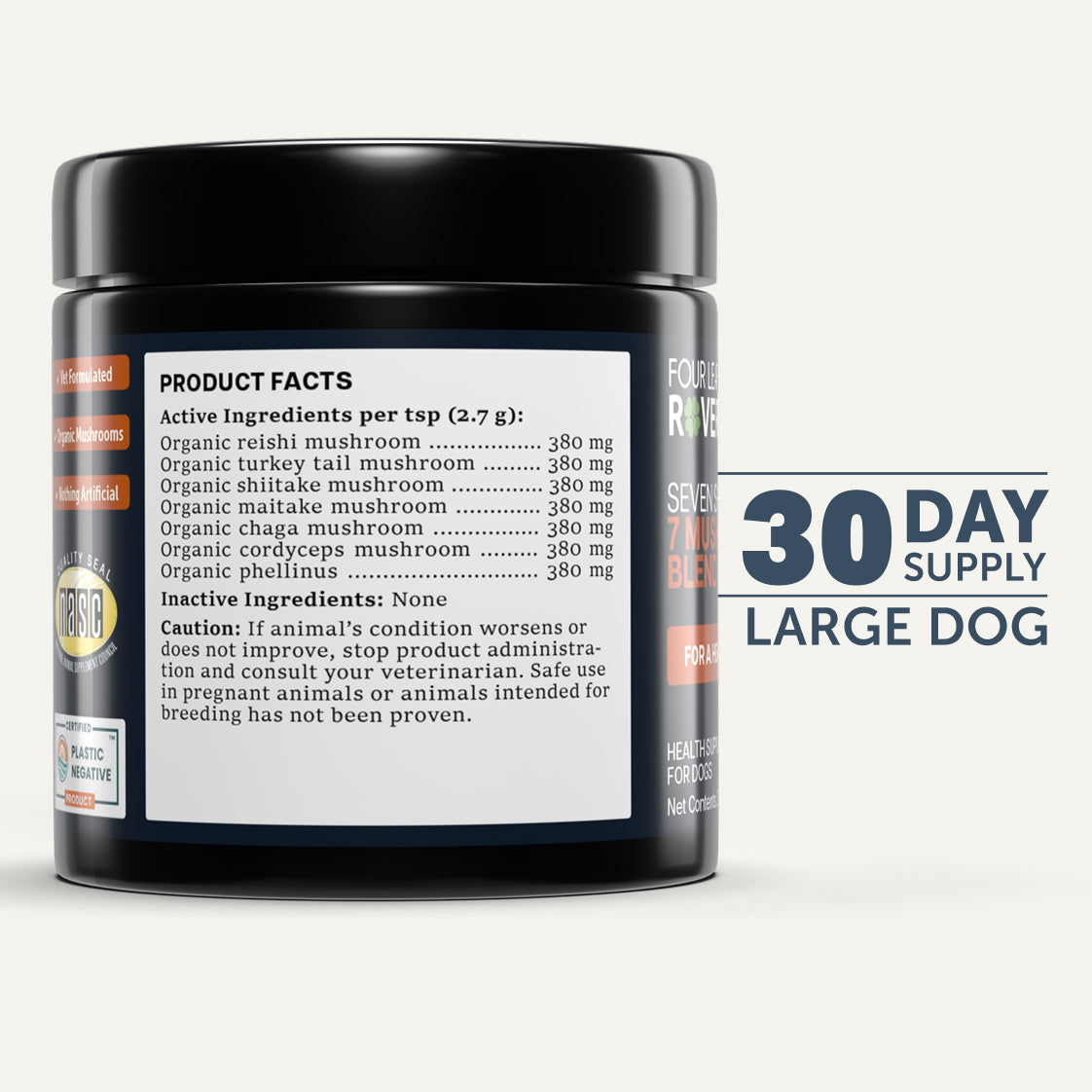 Seven-Mushroom Dog Supplement Powder product image 9