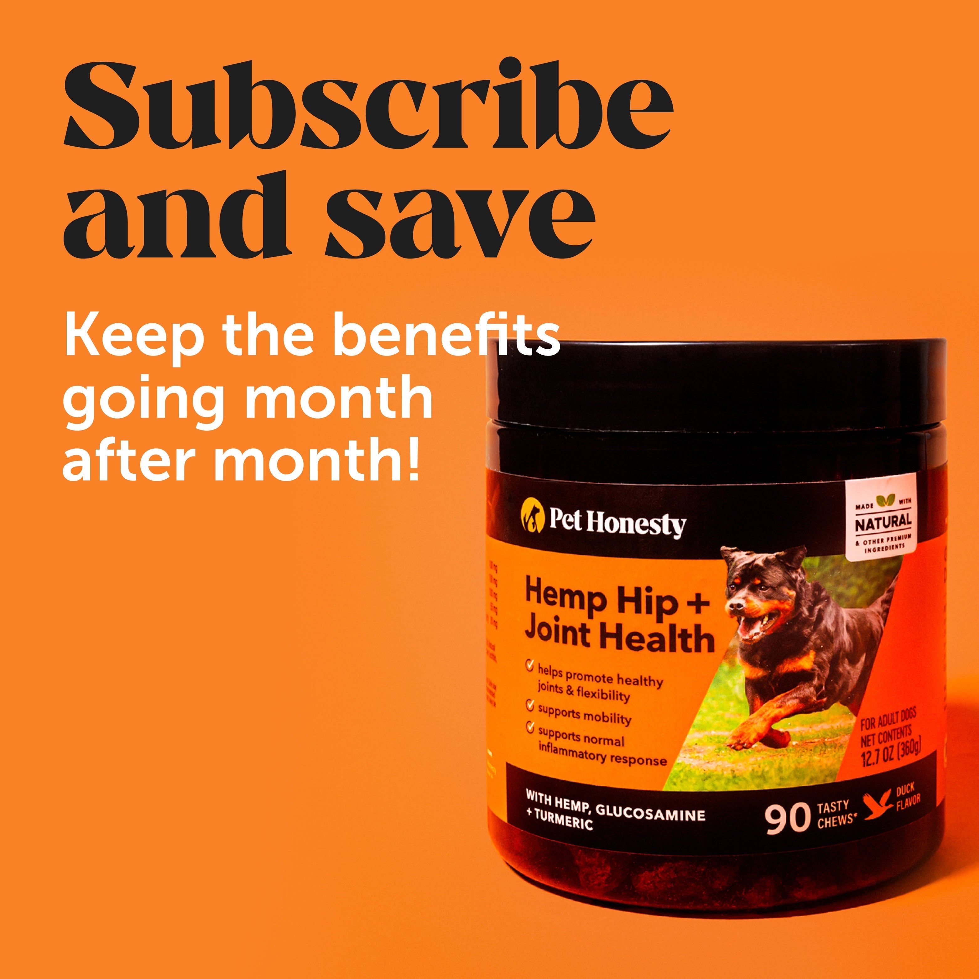 Hemp Hip & Joint Health (Duck Flavor) Single PetHonesty