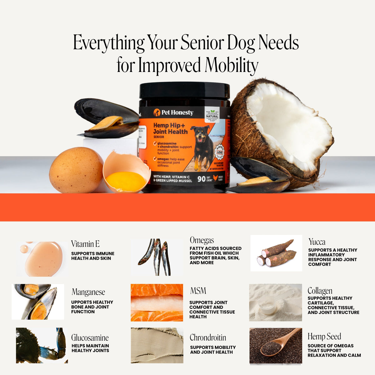 Senior Dog Hip and Joint Soft Chews product image 3
