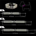 Dog Collar for Special Occasions, Pearl-Accented Lightweight Style for Small and Medium Dogs