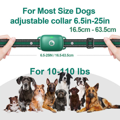 Smart Dog Training Collar with Remote - 3 Training Modes with Training Icons Electric Shock Collar Receiver Function for Large & Medium Dogs 2 Dog or 3 Dog Sets
