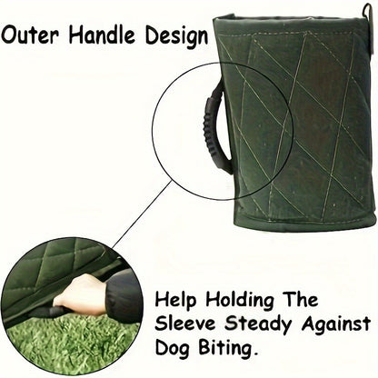 Dog Bite Sleeve for K9 Training - Heavy Duty Dog Training Sleeve for Pitbull German Shepherd Large Dogs, IPO Obedience Bite Tug Toy for Puppy & Adult Dogs, Durable Interactive Bite Training Arm Sleeve