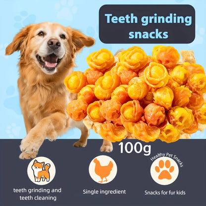 Mixed Flavor Dog Chews – Chicken Jerky & Duck Jerky Variety Pack, High Protein Low Fat Long-Lasting Training Reward Snacks for Small Medium Large Dogs, Easy to Digest Pet Treats