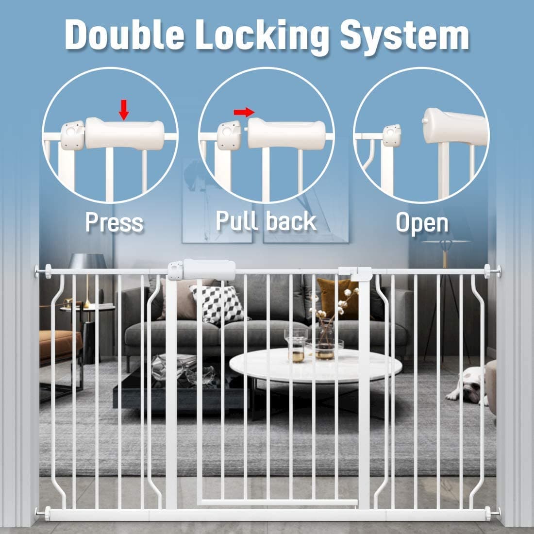 Extra-Wide Pet and Baby Gate product image 10