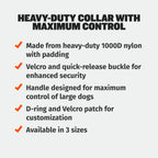 Padded Tactical Dog Collar product image 3