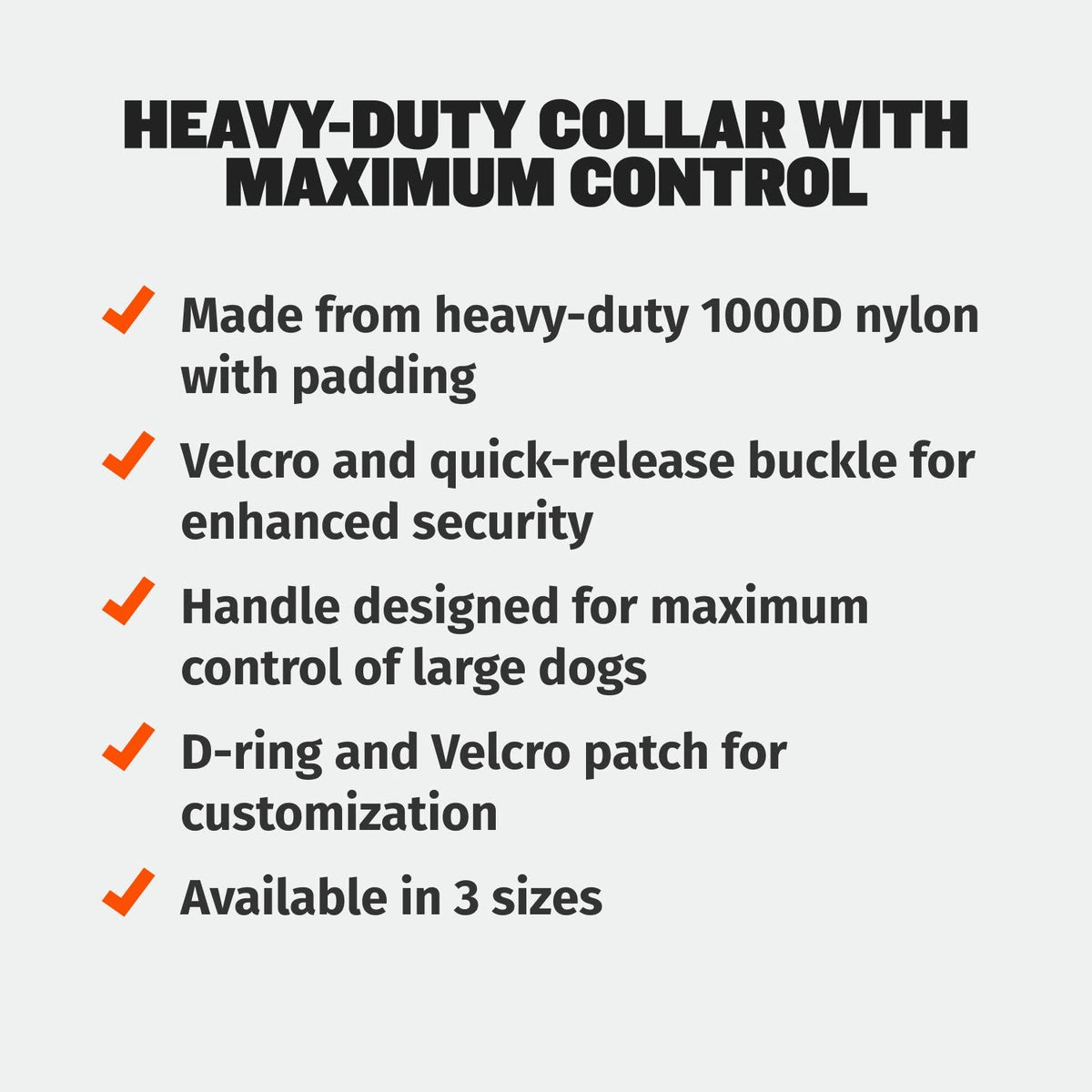 Padded Tactical Dog Collar product image 3