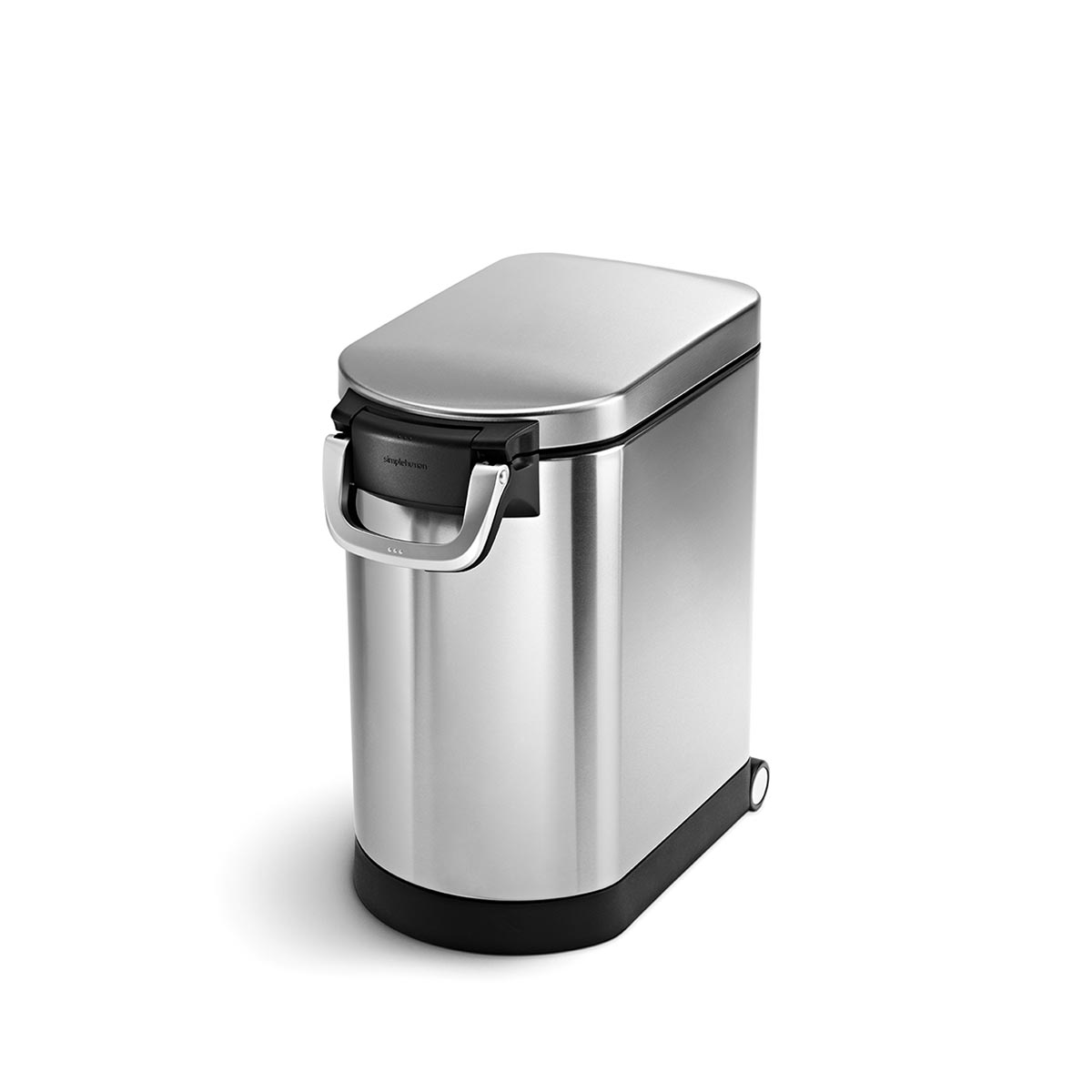 Medium Airtight Pet Food Storage Bin, Medium / Brushed