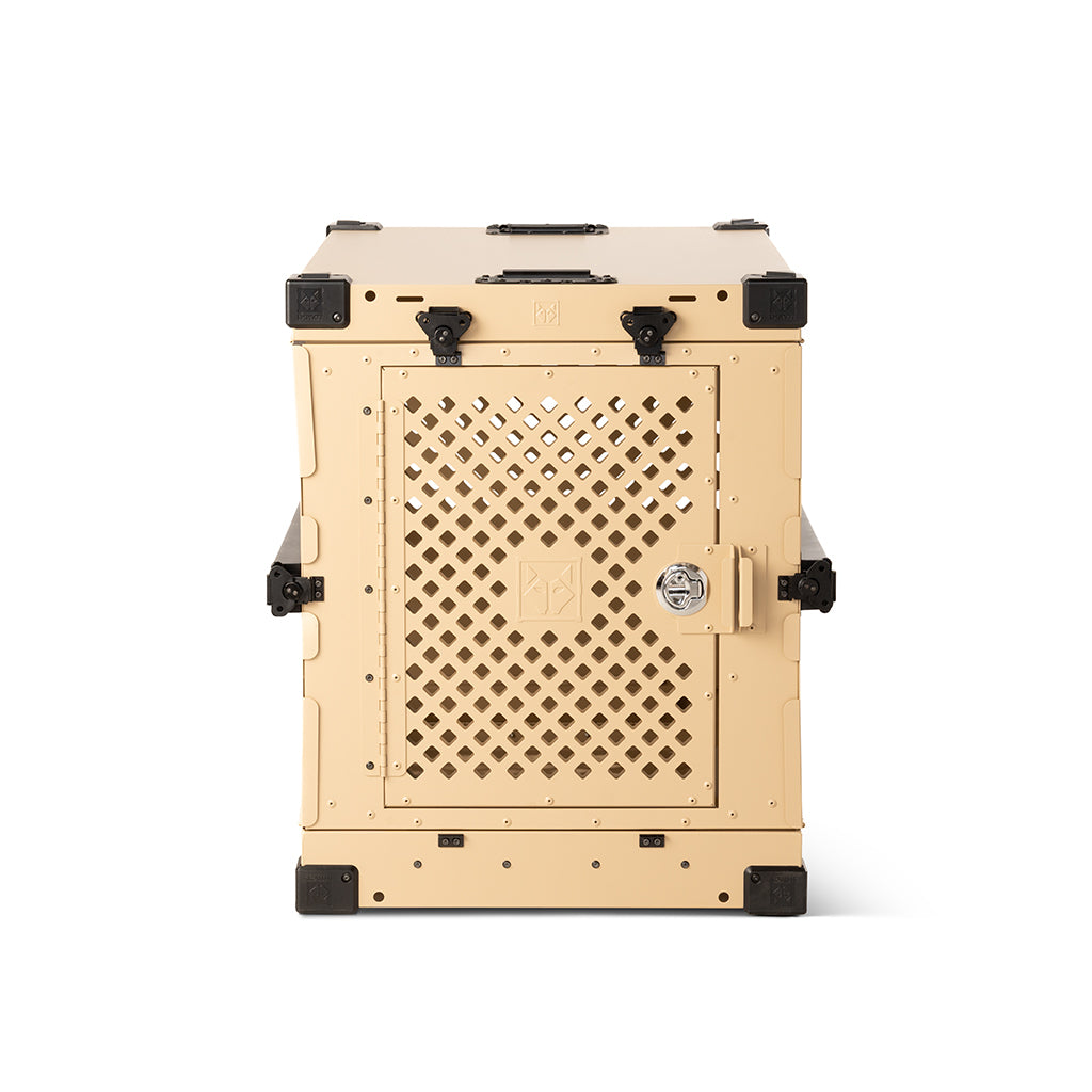 Collapsible Hard-Sided Dog Crate, 24" / Desert Tan