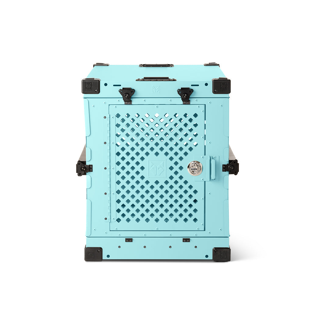 Collapsible Hard-Sided Dog Crate, 24" / Teal