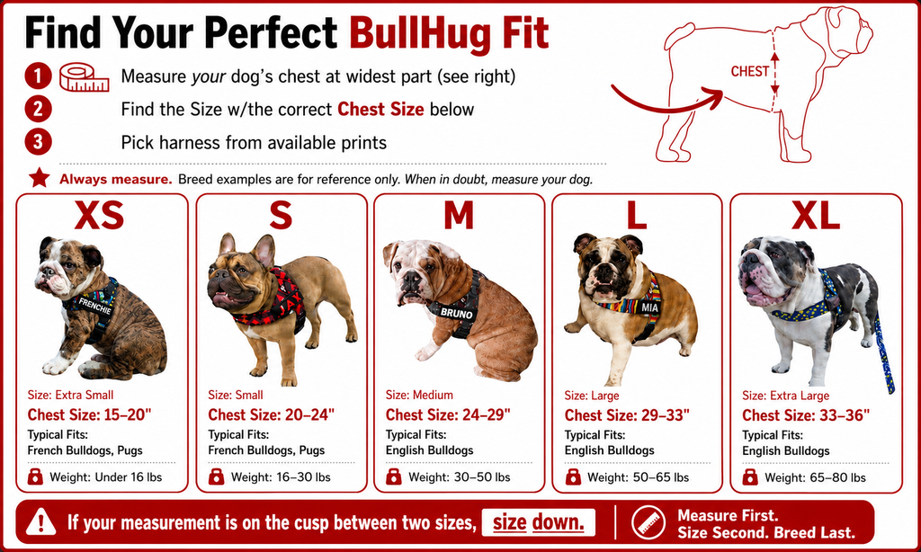 Black BullHug Dog Harness – Non-Choking, Adjustable