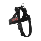 Black BullHug Dog Harness – Non-Choking, Adjustable