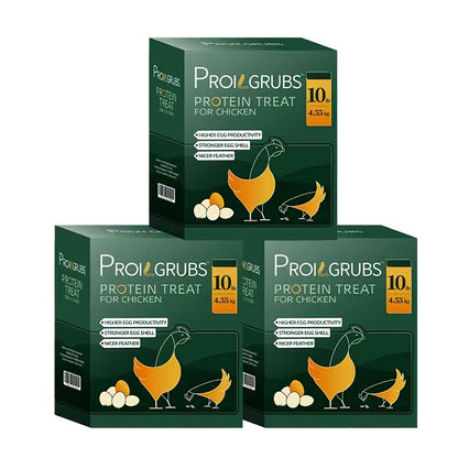 Dried Black Soldier Fly Larvae Chicken Treats Non-GMO High Protein Grubs for Chickens Egg Layer Flock Builder Stronger Eggshells 5lb 10lb 20lb 30lb 33lb