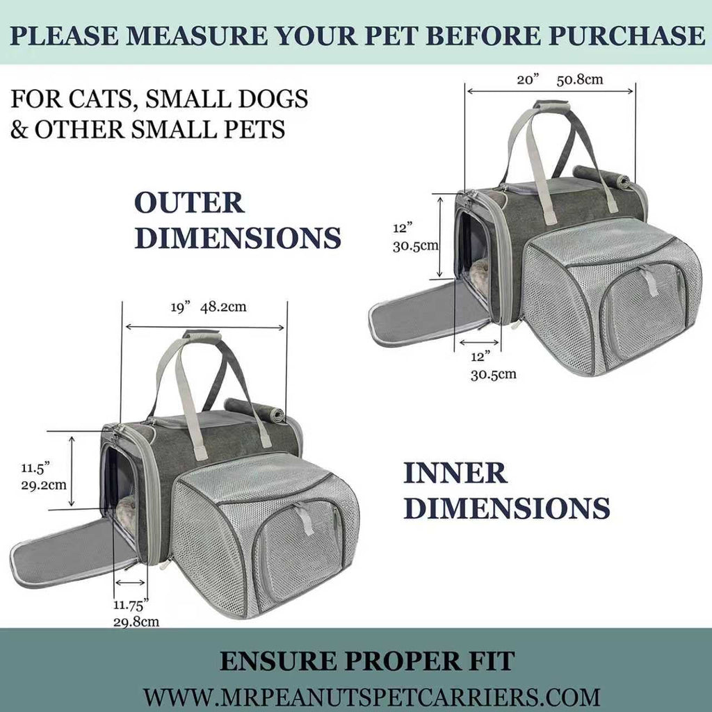 Mr. Peanut's Gold Series Big Apple XL Expandable Pet Carrier V3.0 product image 2