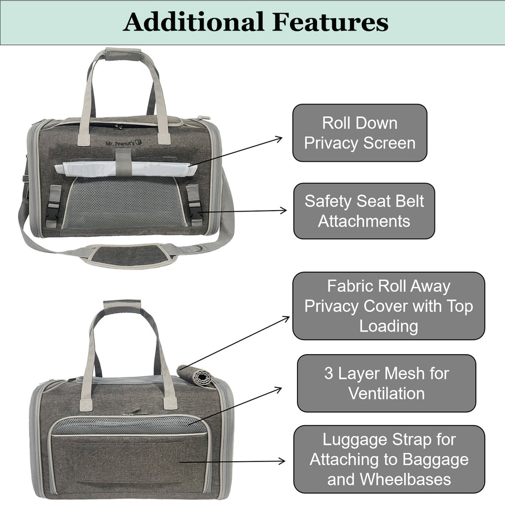 Mr. Peanut's Gold Series Big Apple XL Expandable Pet Carrier V3.0 product image 8