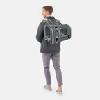 Horizontal Backpack Pet Carrier Medium / Platinum Gray