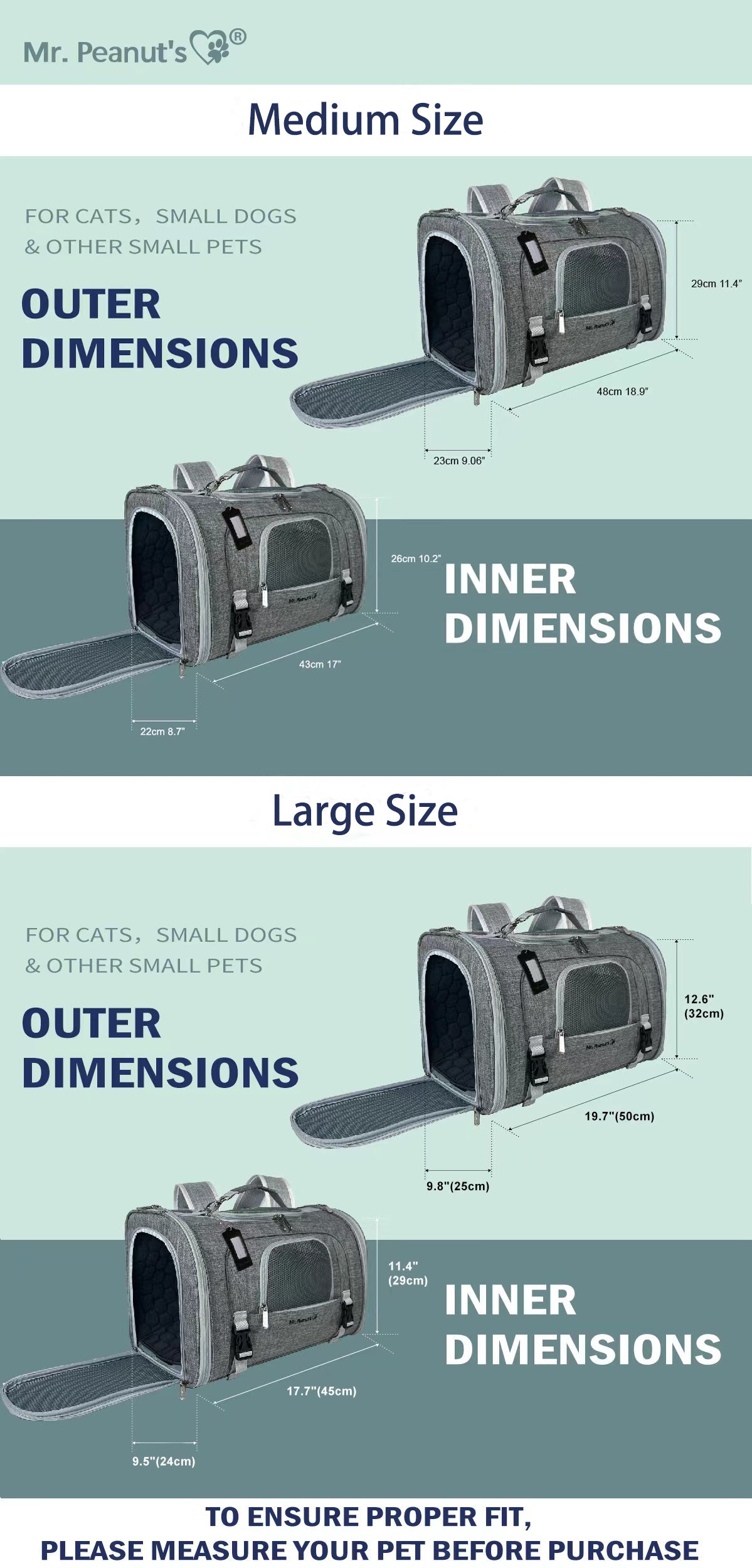Horizontal Backpack Pet Carrier product image 3