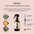 Dog coat conditioning spray product image 1