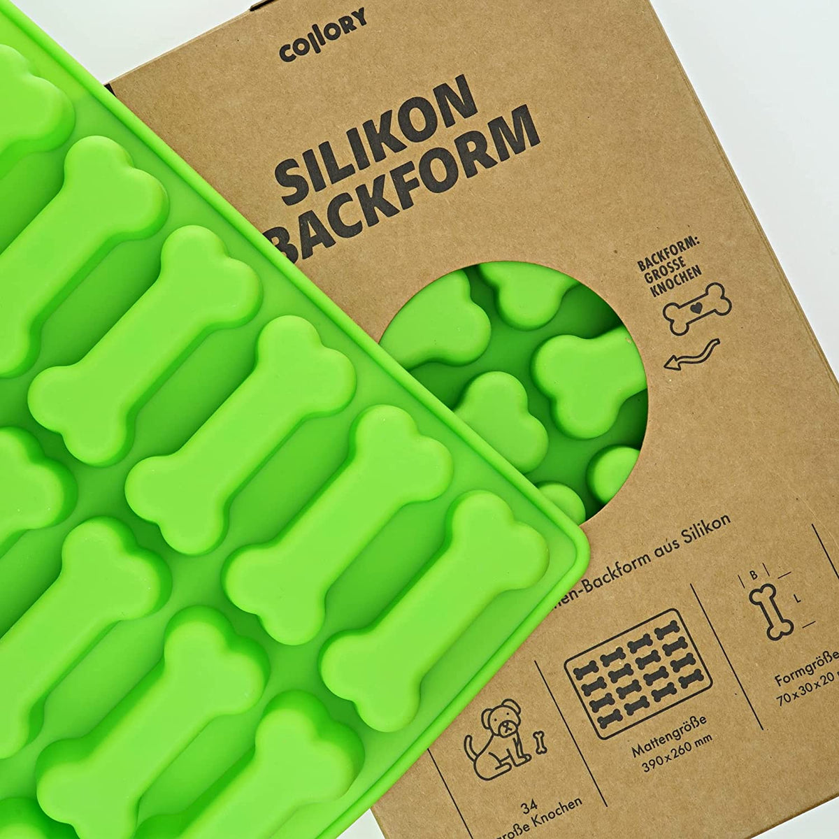 Bone-Shaped Silicone Dog Treat Baking Mold product image 37