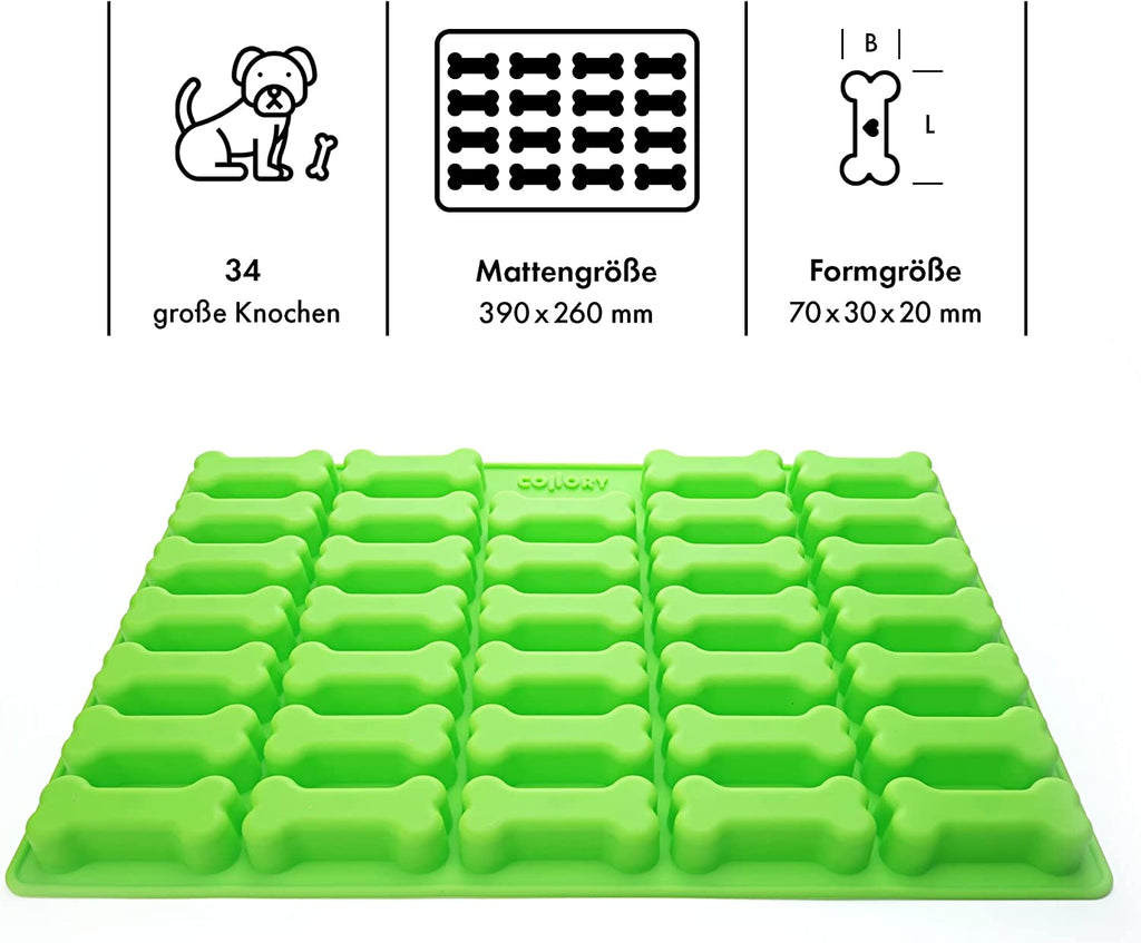 Bone-Shaped Silicone Dog Treat Baking Mold product image 40