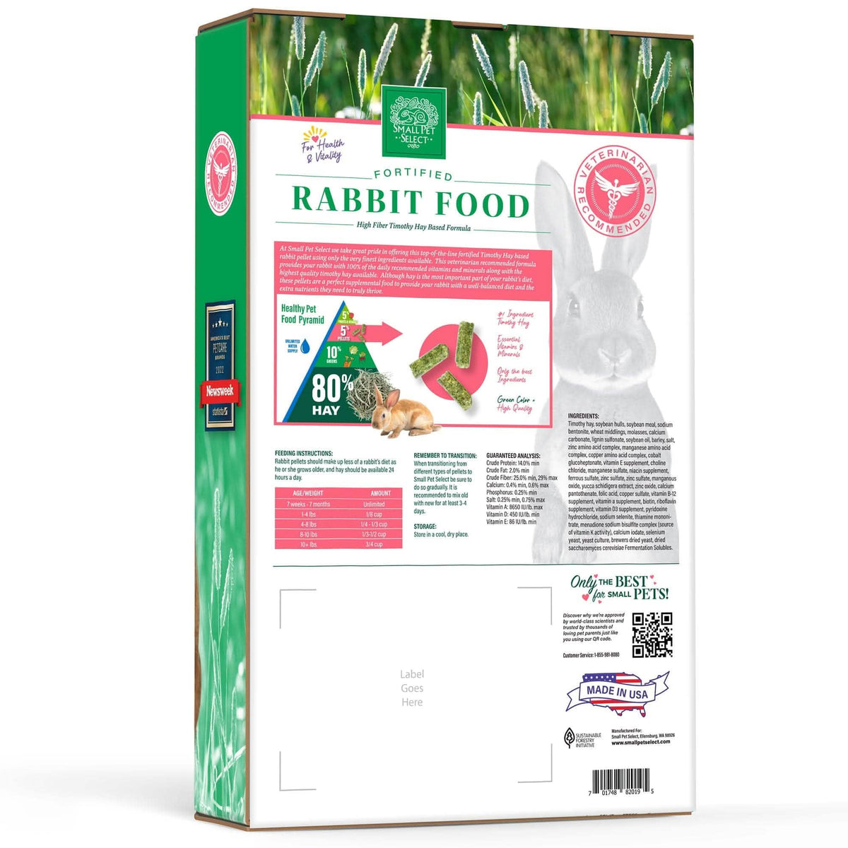 Timothy Hay Rabbit Food Pellets product image 4