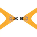 yellow charlie's backyard easy dog harness