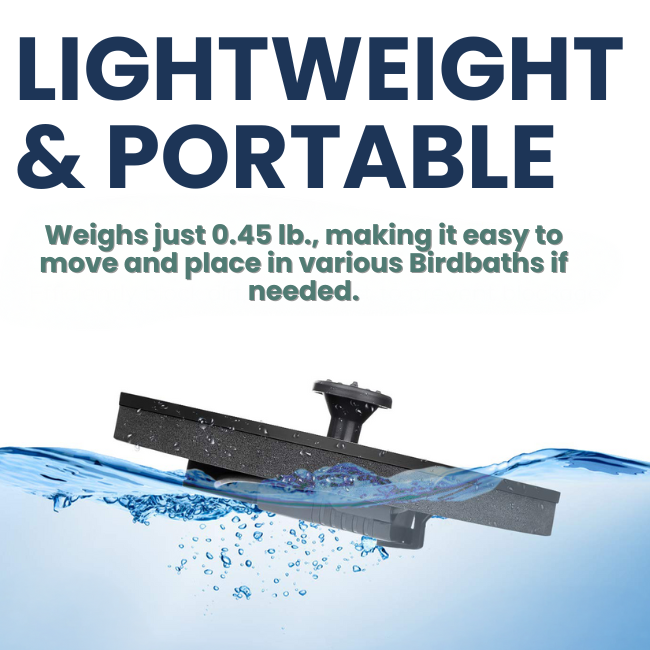 One-Piece Solar Bird Bath Fountain Kit product image 4