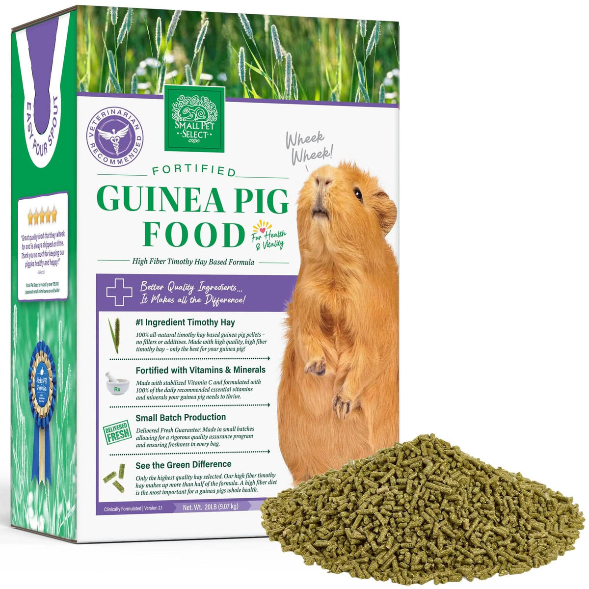 Timothy Hay Guinea Pig Food Pellets product image 1