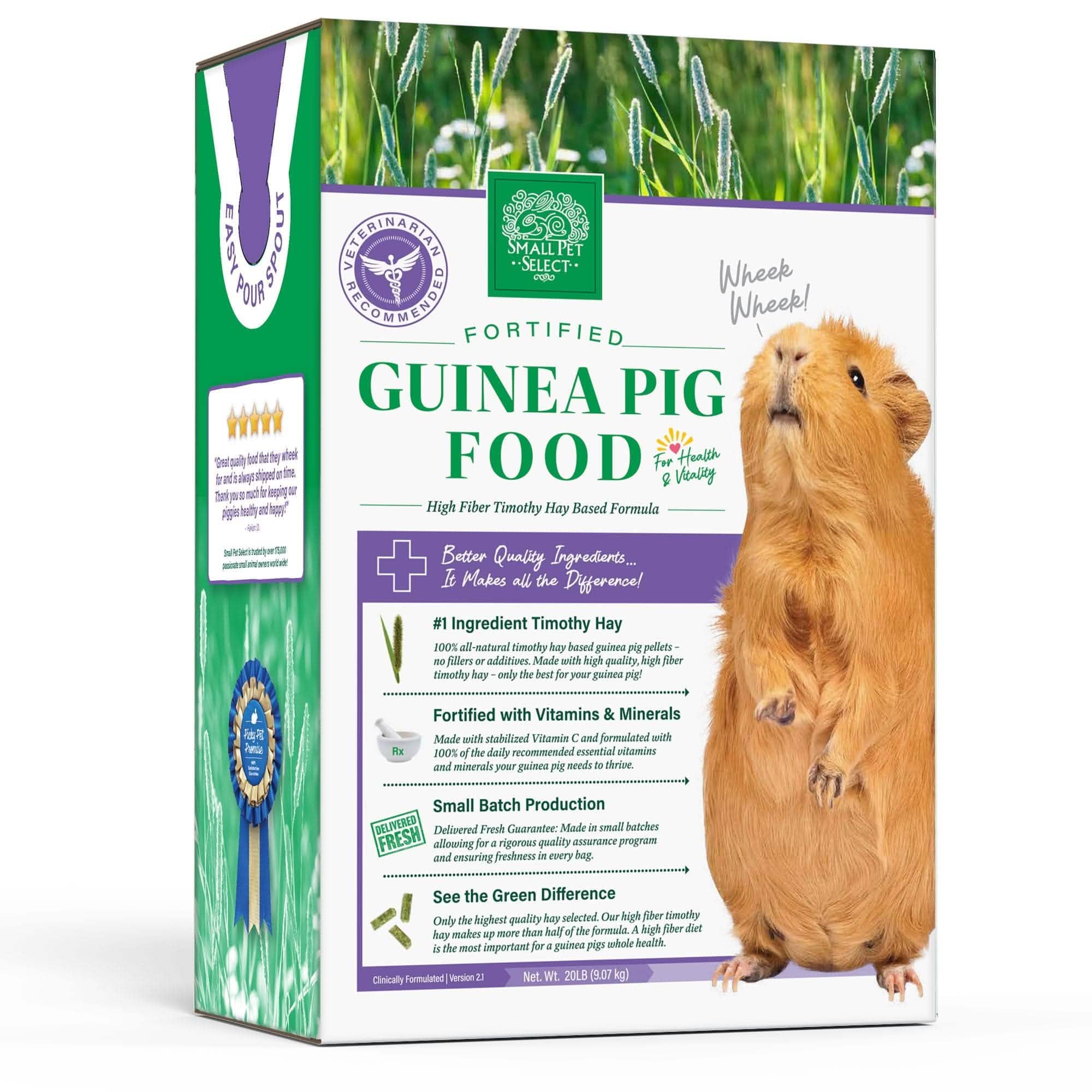 Timothy Hay Guinea Pig Food Pellets product image 2