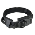 Padded Tactical Dog Collar, K9 Black / Medium (13-17 in)