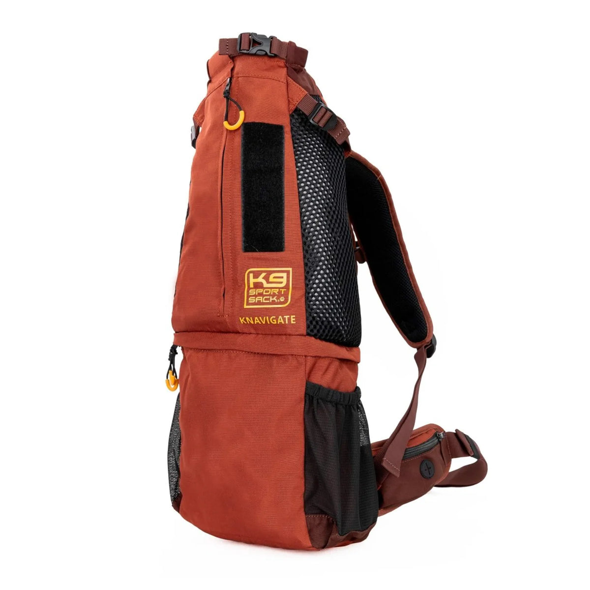 Knavigate | Advanced Dog Carrier with Internal Frame & Hip Belt X-Small (9"-12" from collar to tail) / Dune Red variant