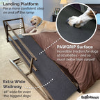 extra wide dog ramp for large dogs to get on bed