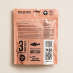 Back of the Polkadog Salmon Says Training Bits pouch