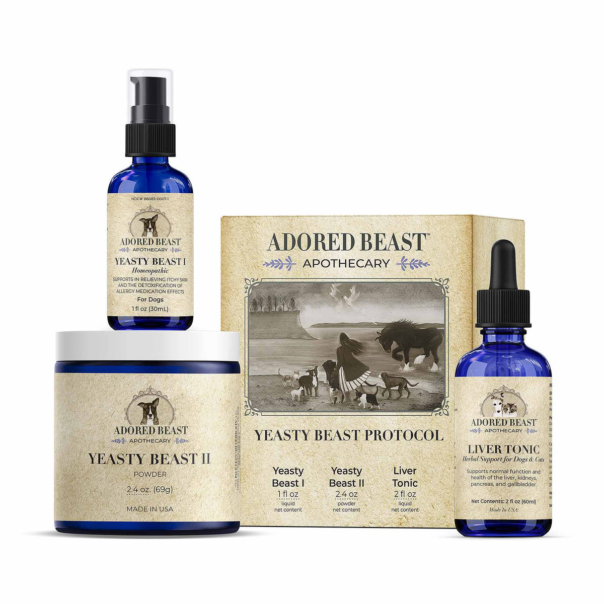 Dog yeast support kit product image 1