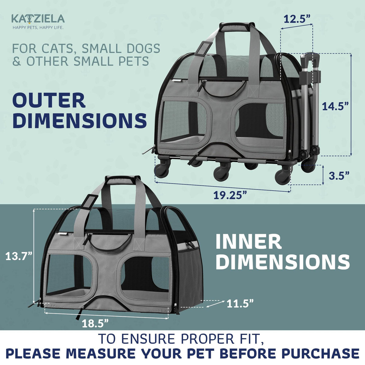 Wheeled Pet Carrier product image 12