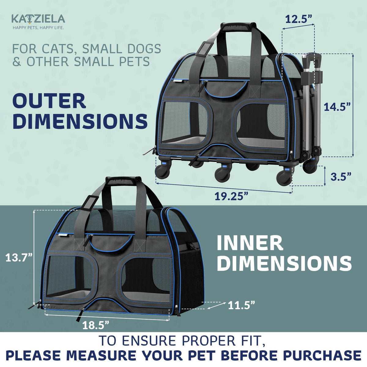 Wheeled Pet Carrier product image 28