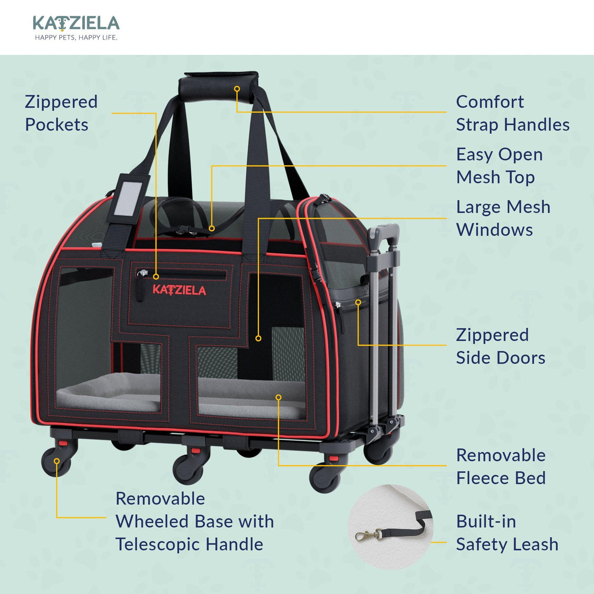 Wheeled Pet Carrier product image 5