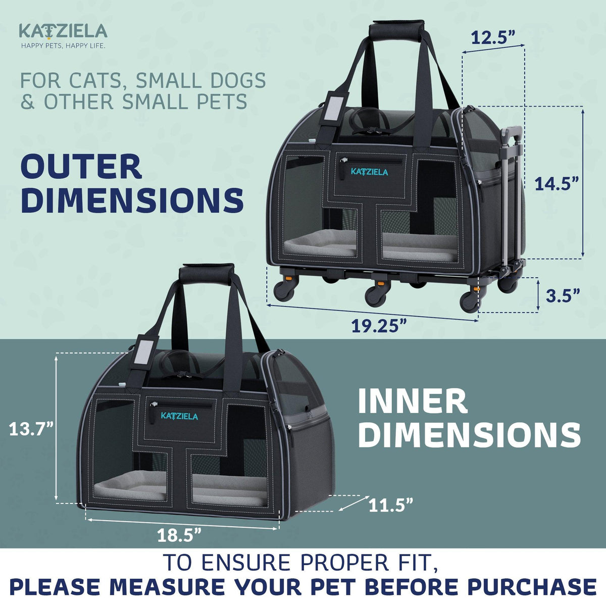 Wheeled Pet Carrier product image 12