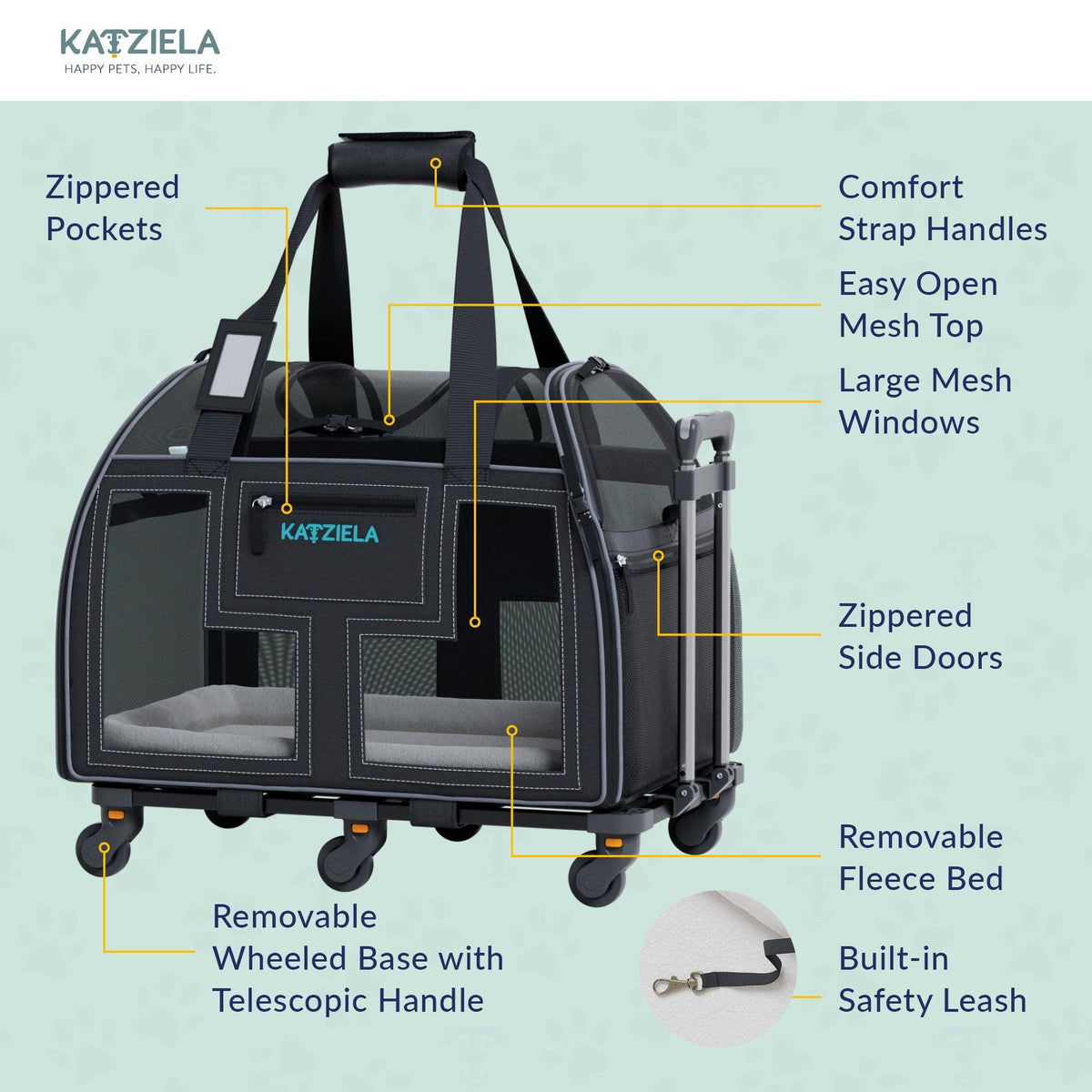 Wheeled Pet Carrier product image 14