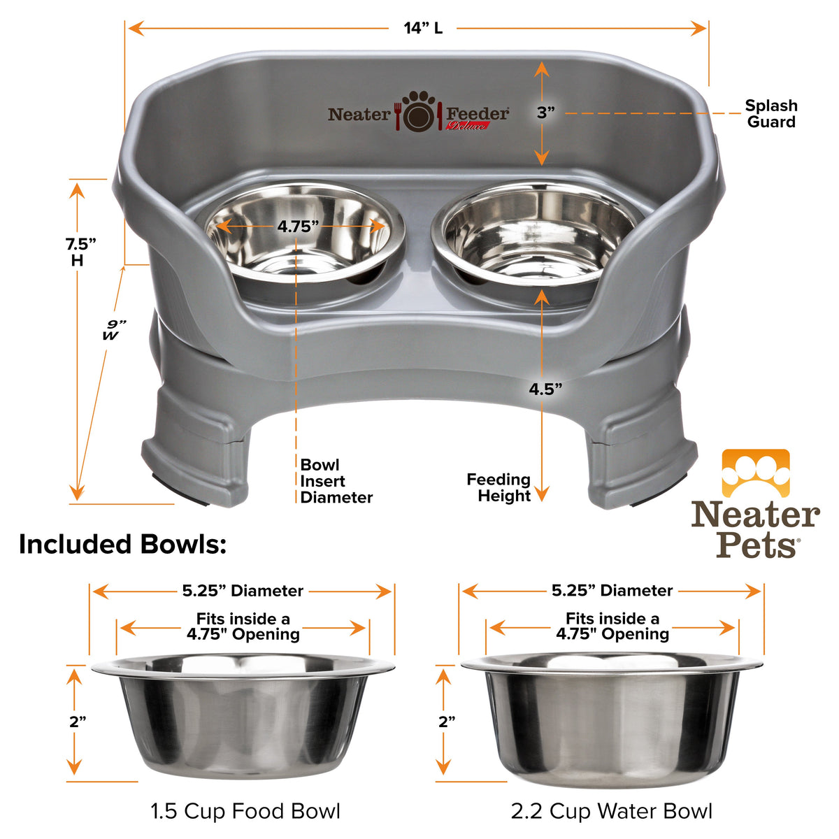 Elevated Spill-Containment Pet Feeder product image 8