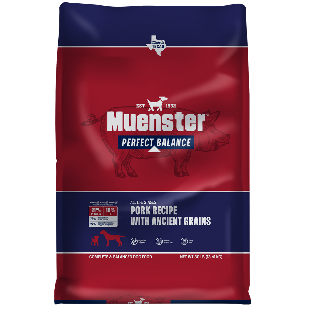 Pork Meal and Ancient Grains Dry Dog Food 30 Pound