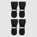 Soft Protective Dog Boots, Black Reflective / 1