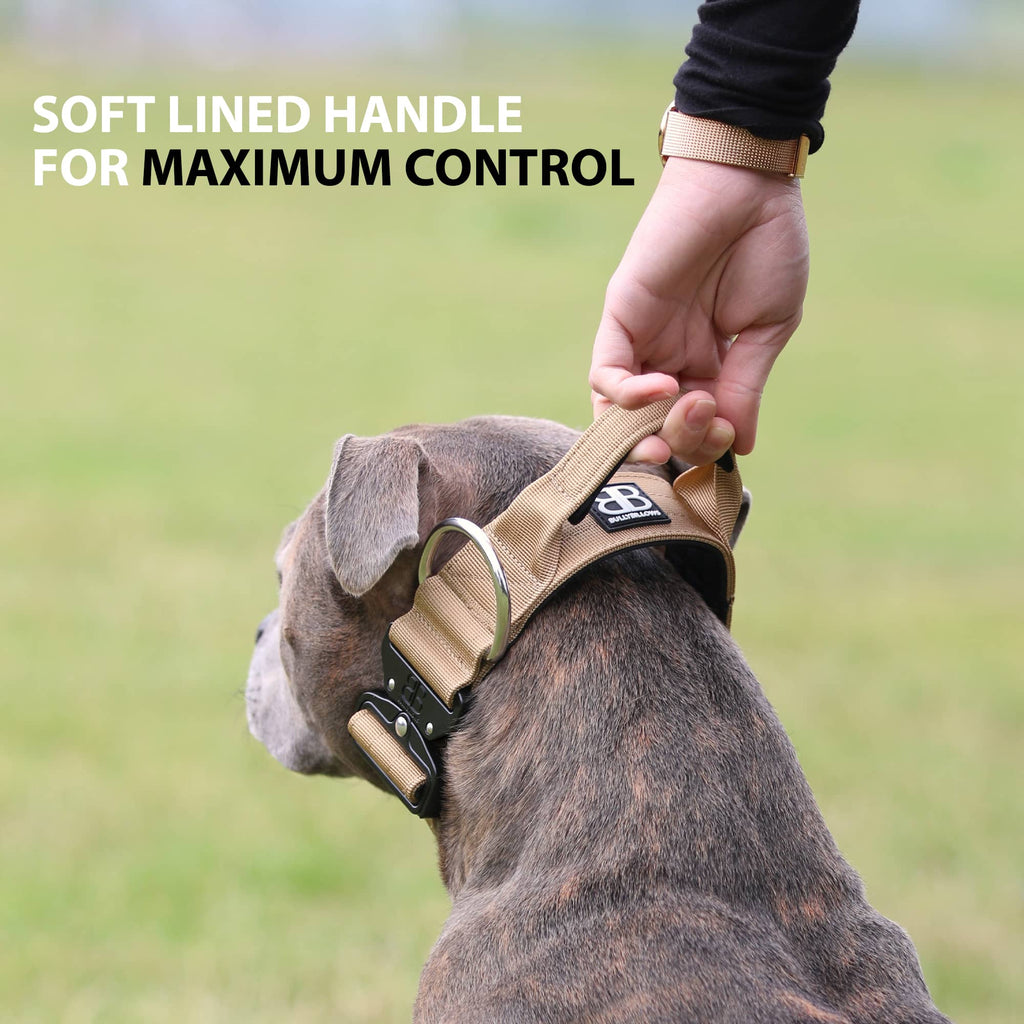 Wide Black Control Handle Dog Collar product image 5