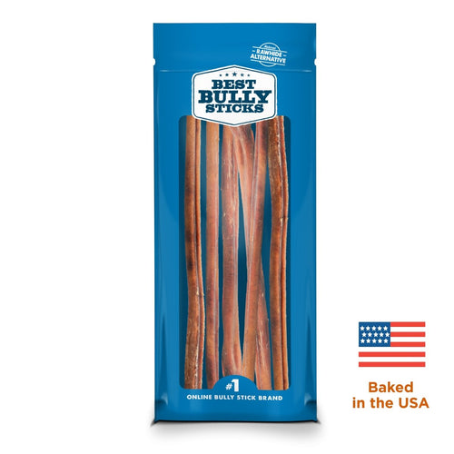 12-Inch Odor-Free Bully Sticks, USA-Baked Single-Ingredient Beef Dog Chews in 6 to 50 Count Packs source image 2