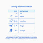 Native Pet Yak Chews for Dogs - Serving Recommendation