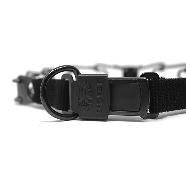 Black Stainless Steel Prong Dog Collar product image 4
