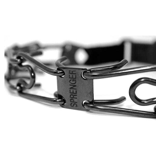 Black Stainless Steel Prong Dog Collar product image 5