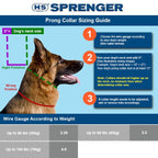 Black Stainless Steel Prong Dog Collar product image 8