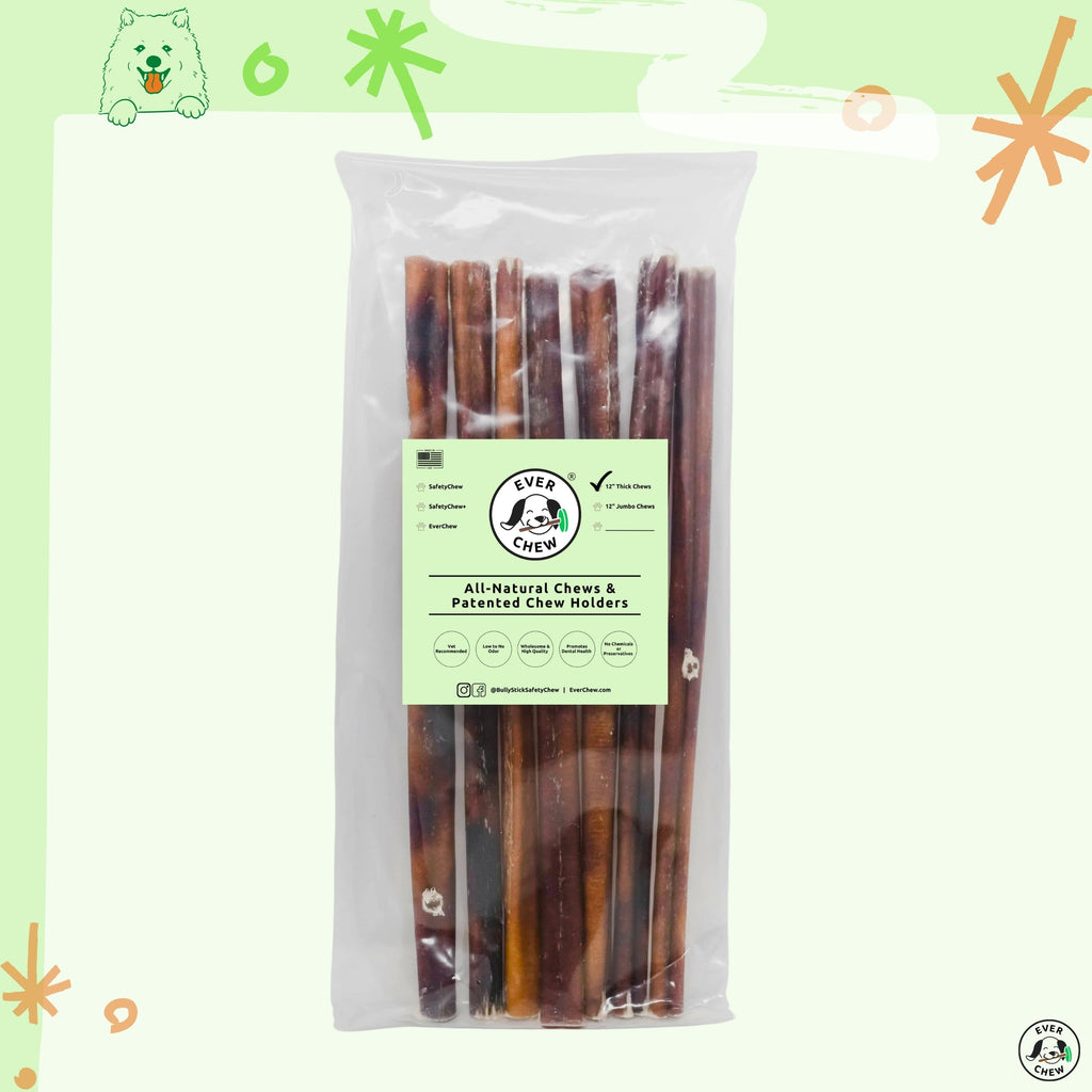 Thick 12-inch bully stick refill packaging