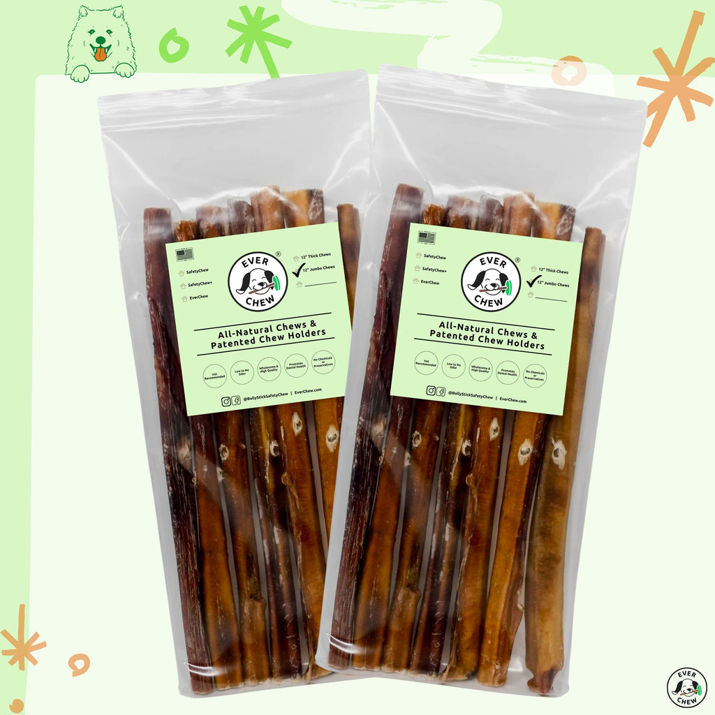 Jumbo bully stick 32-pack bulk offering label