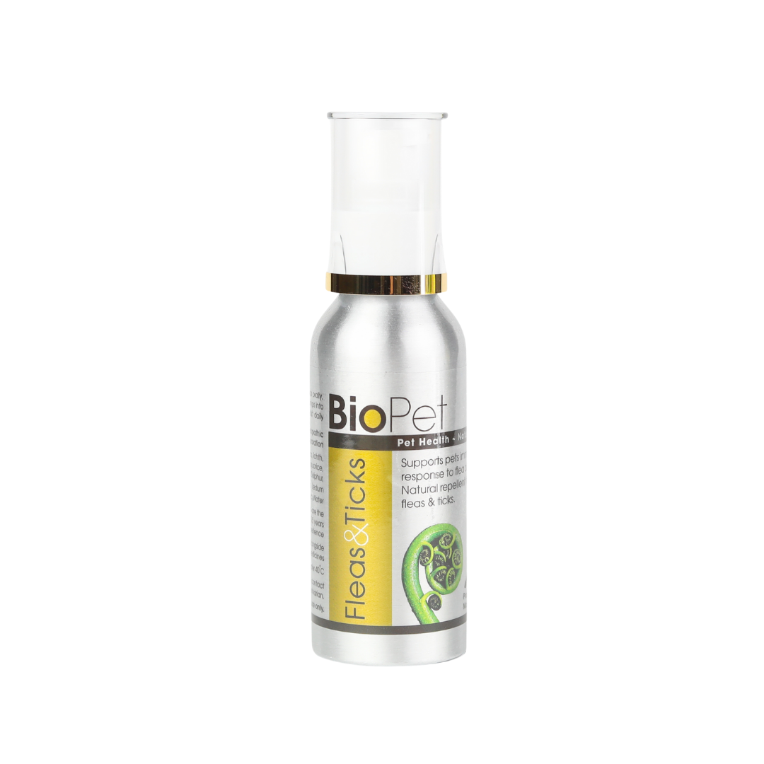 Pet Flea & Tick Care Liquid 90ml Aluminium Pump Bottle